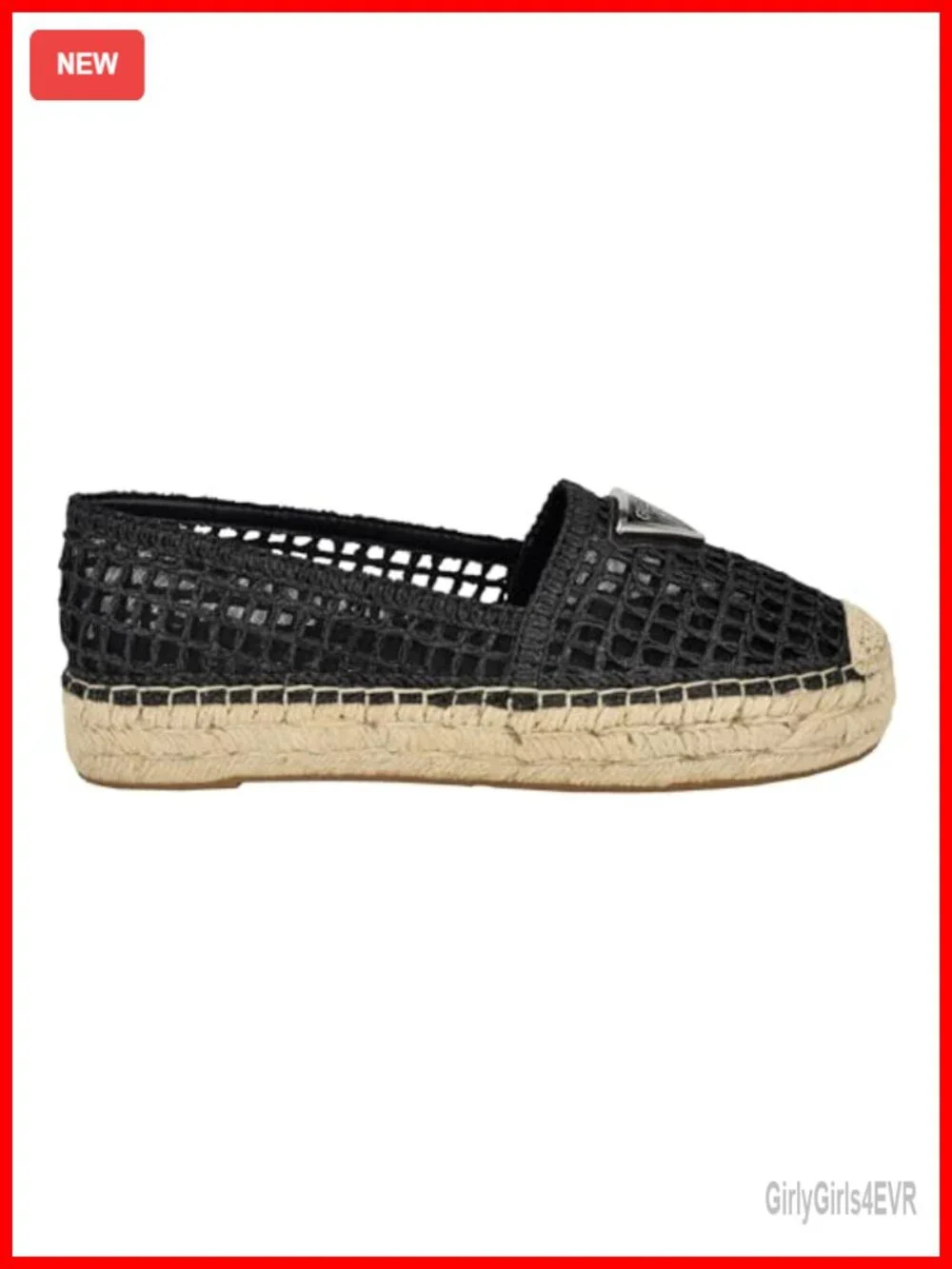 Women's Espadrilles Ballet Flats Raffia Overlay Slip-On